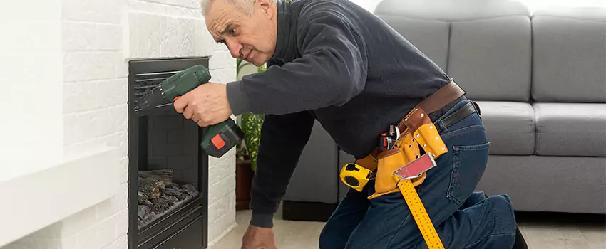 New Indoor Fireplace Installation in Hoboken, New Jersey