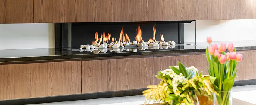 Double-height Fireplace Design Refurbishment in Hoboken, New Jersey
