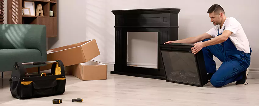 Old Rusted Metal Fireplace Repair And Replacement in Hoboken, NJ